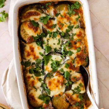 Vegetarian Moussaka - Coco and Camellia