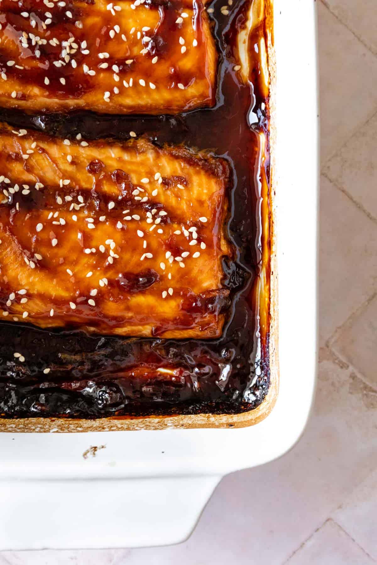 Baked Teriyaki Salmon - Coco and Camellia