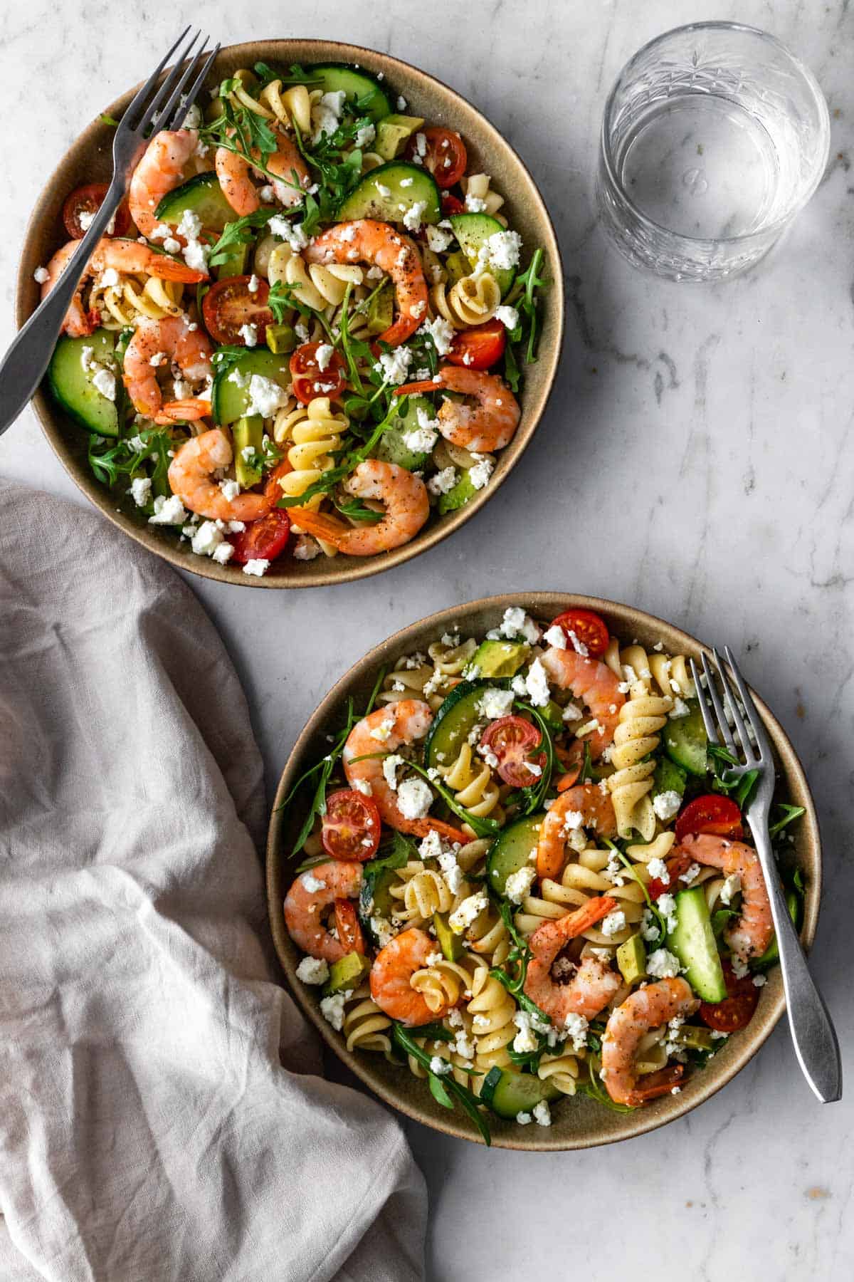 Shrimp Pasta Salad - Coco and Camellia