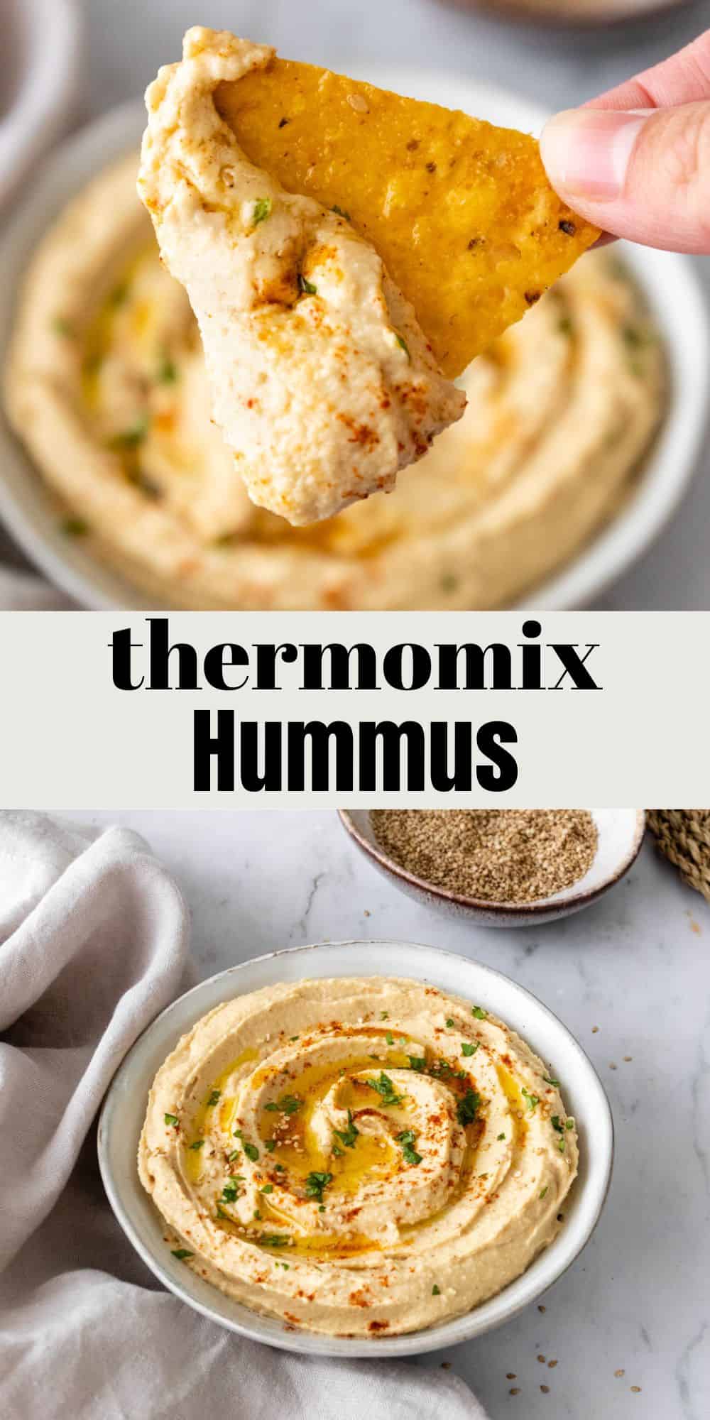Thermomix Hummus Coco and Camellia